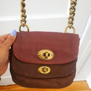 Crossbody, real leather